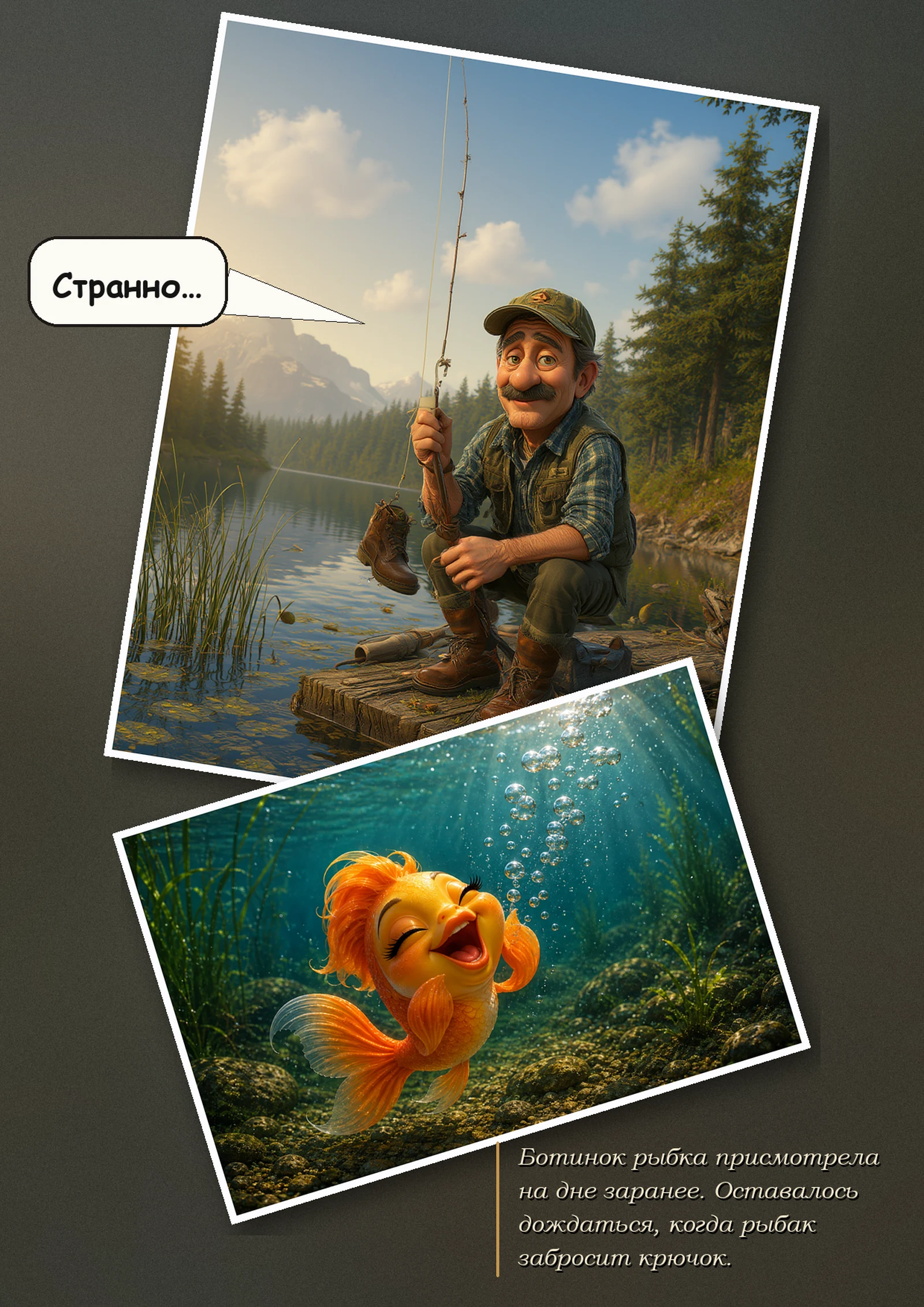 Рыбак и рыбка-абьюзер, полоса 4 из 60