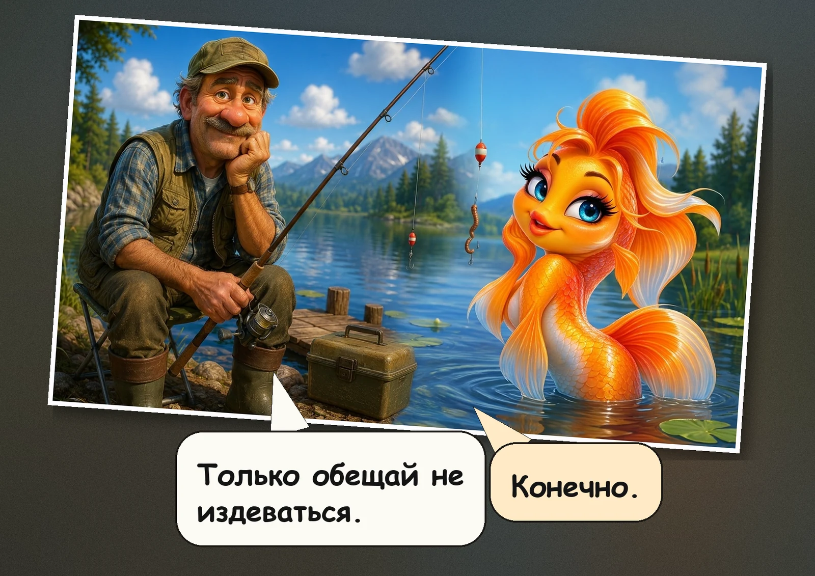 Рыбак и рыбка-абьюзер, полоса 58 из 60