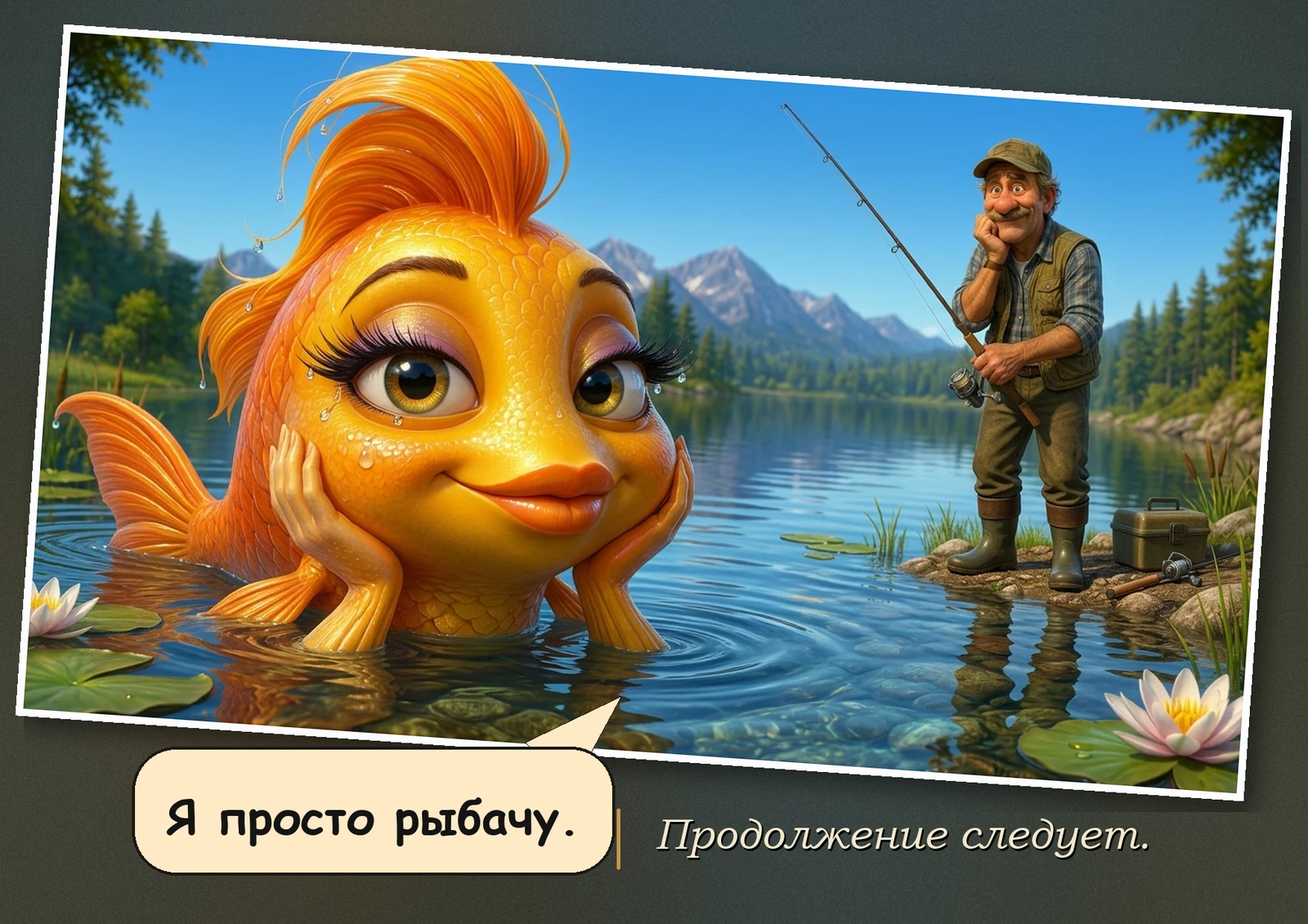 Рыбак и рыбка-абьюзер, полоса 60 из 60
